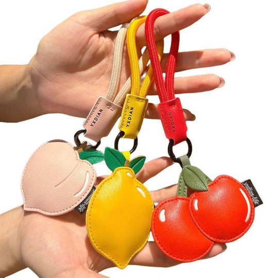 Cherry-Shaped Keyring