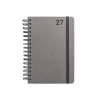 Agenda A5 con anillas de piel reciclada Simmel