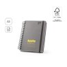 Agenda A5 with rings in recycled leather Simmel