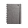 Agenda B5 with rings in recycled leather Simmel