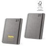 Agenda B5 con anillas en piel reciclada Simmel