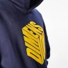 Sweatshirt oversized com capuz Ericeira. Algodão org, rAlgodão e rPET. Felpa cardada
