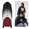 Sweatshirt oversized com capuz Ericeira. Algodão org, rAlgodão e rPET. Felpa cardada