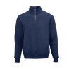 Sweatshirt Com Fecho Algodão Orgânico rAlgodão e rPET Felpa Cardada Malibu