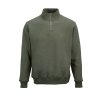 Sweatshirt Com Fecho Algodão Orgânico rAlgodão e rPET Felpa Cardada Malibu