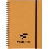 A5 Lined Recycled Leather Notebook Egon