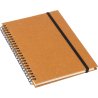 A5 Lined Recycled Leather Notebook Egon