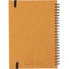 A5 Lined Recycled Leather Notebook Egon