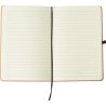 Caderno Couro Reciclado A5 Pautado Gianna