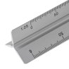 Régua Triangular De Alumínio De 30cm Tavi