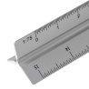 Régua Triangular De Alumínio De 30cm Tavi