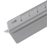 Régua Triangular De Alumínio De 30cm Tavi