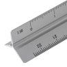 Aluminium Triangular Ruler 30cm Tavi