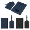 Zani Recycled PU Passport Holder and Luggage Tag