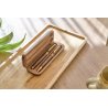 Ensemble de stylos à bille en bois de noyer Adelina