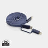 Cabo Magnético Ultrafino 2em1 De 60W Em Materiais Reciclados RCS Arc