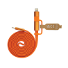 Ultra-thin Magnetic Cable 2in1 60W in Recycled RCS Materials Arc