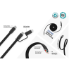 Ultra-thin Magnetic Cable 2in1 60W in Recycled RCS Materials Arc