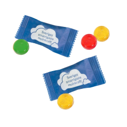 Rebuçados caramelos de fruta Sobre (Produção)
