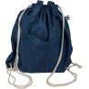 Bolsa con cordón en tela vaquera reciclada Dex