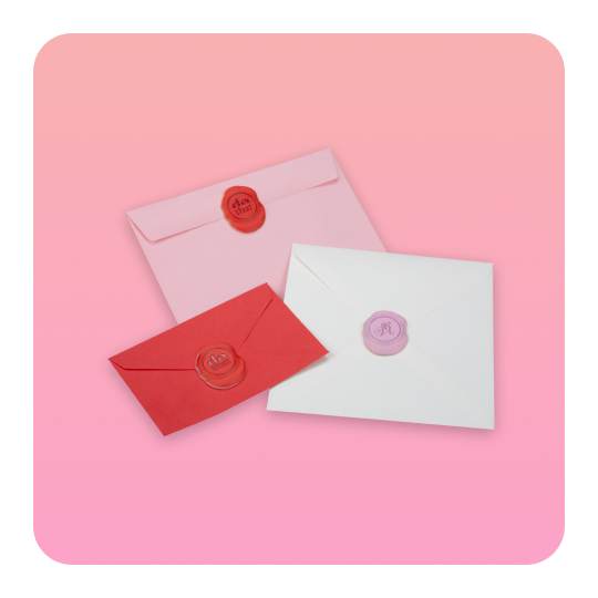 Selos de cera para cartas (Produção)