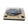 Prixton Marconi Vinyl player - Preto liso / Madeira