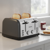 Grille-pain 4 Tranches Nera Prixton®