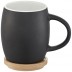 Caneca de cerâmica com base ou tampa de madeira Hearth