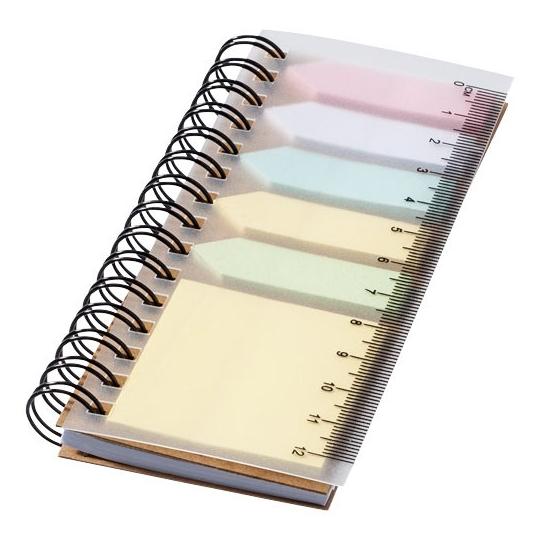 Spiral notepad with...