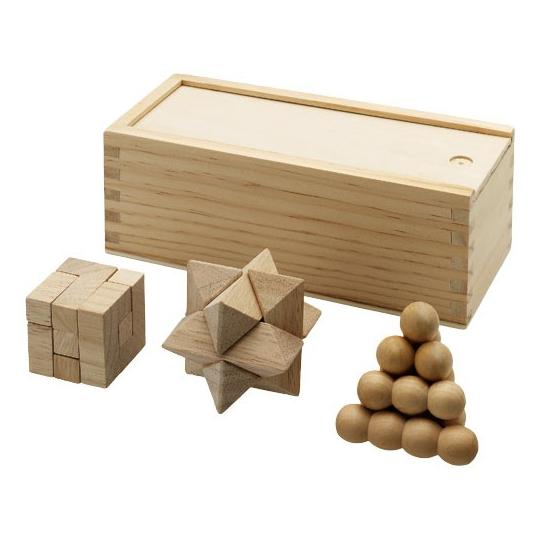 Casse-têtes en bois de 3...