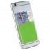 Thin silicone card holder