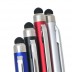 Plastic ballpoint pen, touch and metal clip