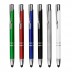 Plastic ballpoint pen, touch and metal clip Strix