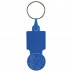 Plastic keychain with 0.50 token for trolley Key50