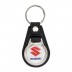 Metal keyring with €1.00 token for trolley