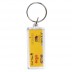 Acrylic rectangular keyring 2 sides