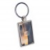 Llavero de metal rectangular 2 caras