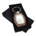 Aluminium and PU keyring