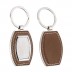 Aluminium and PU keyring