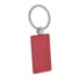Porte-clés rectangulaire en plastique et métal