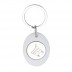 Porta-chaves oval com ficha 1,00€ CR-Z Carro