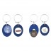 Porta-chaves oval com ficha 1,00€ CR-Z Carro