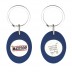 Porta-chaves oval com ficha 1,00€ CR-Z Carro