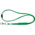 Lanyard tubulaire en polyester avec réglable en ruban PVC