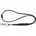 Lanyard tubulaire en polyester avec réglable en ruban PVC