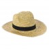 Dark straw hat for men Kynts