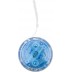Transparent yo-yo with emerald light