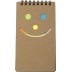 Notepad with sticky notes