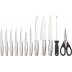 Set de piezas para cocina en acero inoxidable Lucille
