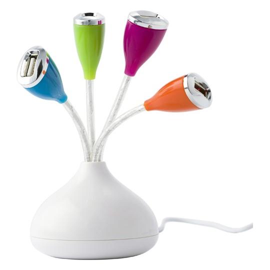 Hub avec quatre ports USB...